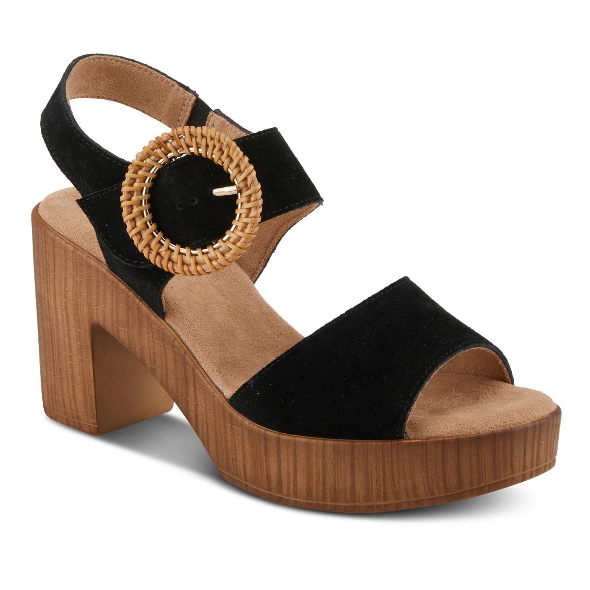 Womens Spring Step Gamona Slingback Platform Sandals