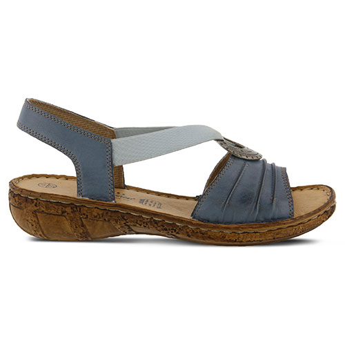 Womens Spring Step Karmel Slingback Sandals - Denim