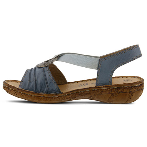 Womens Spring Step Karmel Slingback Sandals - Denim