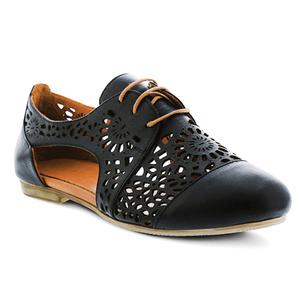 Womens Spring Step Theone Lace-Up Flats