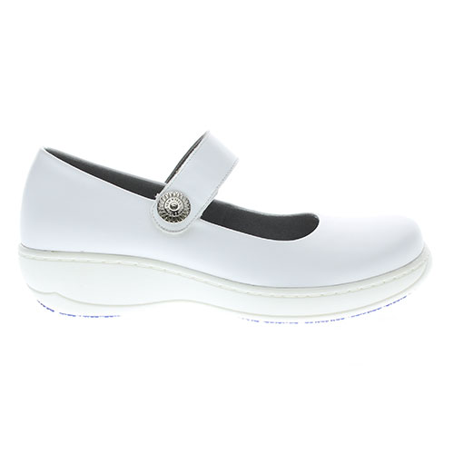 Womens Spring Step Professional Wisteria Mary Jane Shoes - White