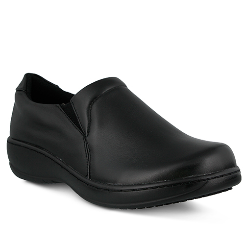 Womens Spring Step Professional Woolin Clogs - Black