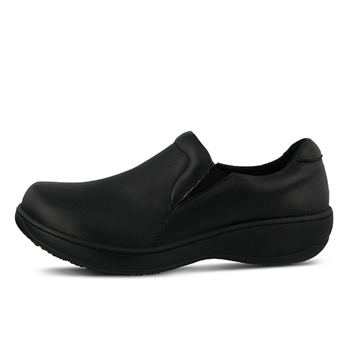 Womens Spring Step Professional Woolin Clogs - Black