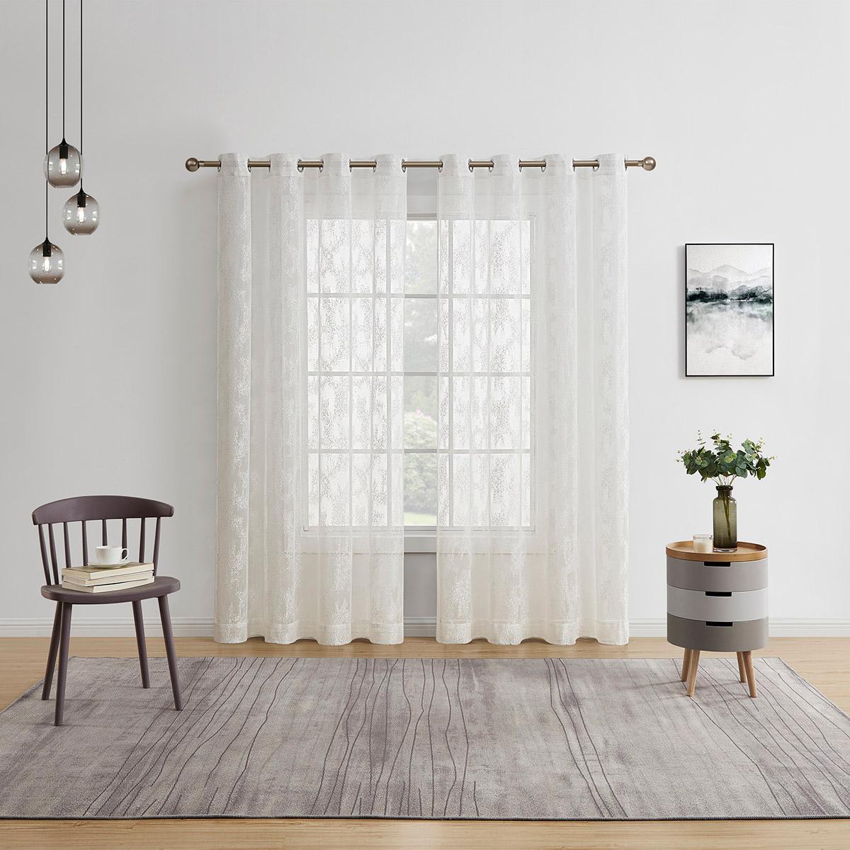 Galaxy Lace Grommet Panel Curtain