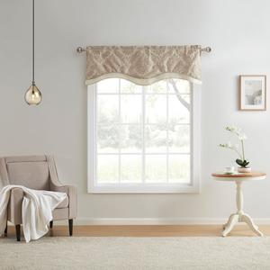 Darby Layered Scallop Valance with Cord alternate view