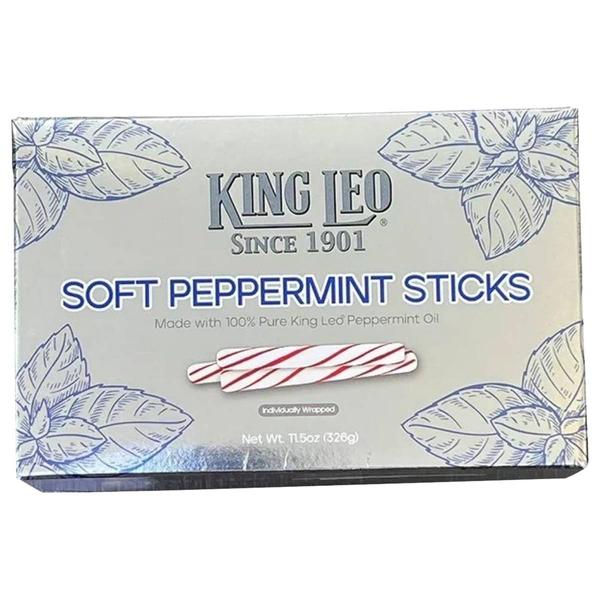 King Leo Box Peppermint Sticks