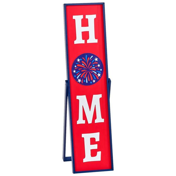 New View Americana Double Sided Porch Sign alternate view