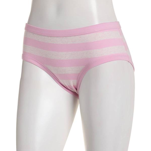 Womens St. Eve Soft Binding Stripe Hipster Panties 5164053PINK