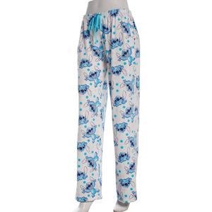Juniors Disney Stitch Polka Dot Pajama Pants with Pockets