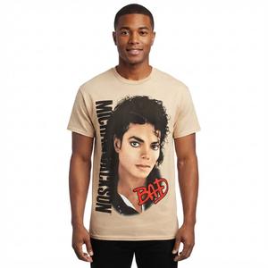 Young Mens Michael Jackson Bad Graphic Short Sleeve Tee