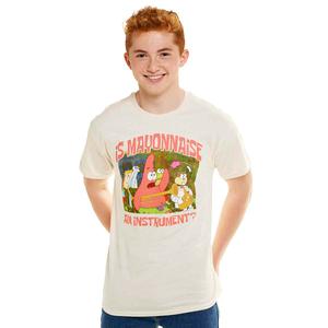 Young Mens SpongeBob Is Mayo An Instrument Graphic Tee