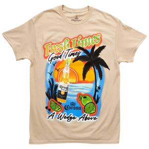 Mens Fresh Limes Good Times Corona(R) Short Sleeve Graphic Tee