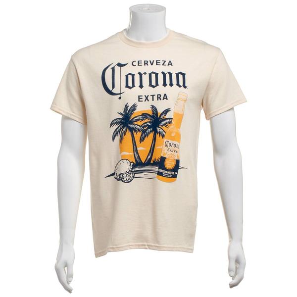 Mens Corona(R) Palm Tree Short Sleeve Graphic Tee