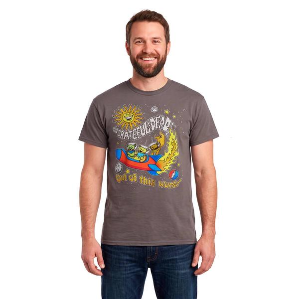 Young Mens Grateful Dead Out Of This World Graphic Tee