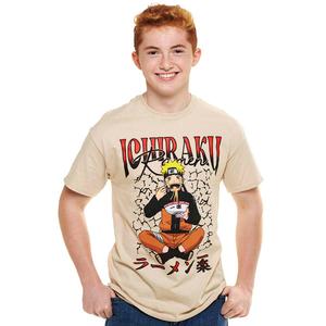 Young Mens Naruto Ramen Short Sleeve Graphic Tee