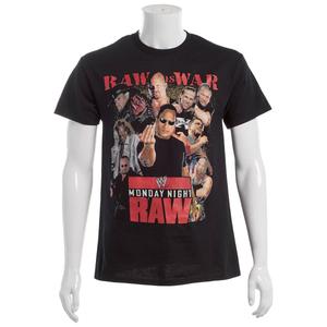 Young Mens WWE(R) Raw Is War Collage Graphic Short Sleeve Tee