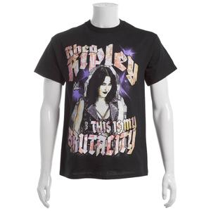Young Mens WWE(R) Rhea Ripley Punk Short Sleeve Graphic Tee