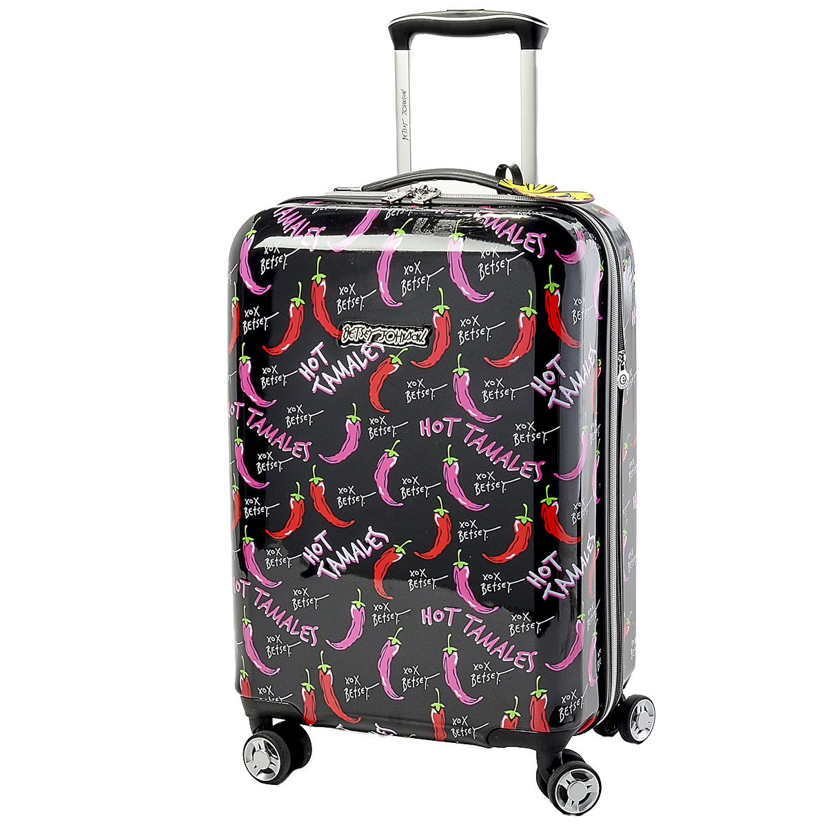 Betsey Johnson Hot Tamales 26in. Hardside Spinner Luggage