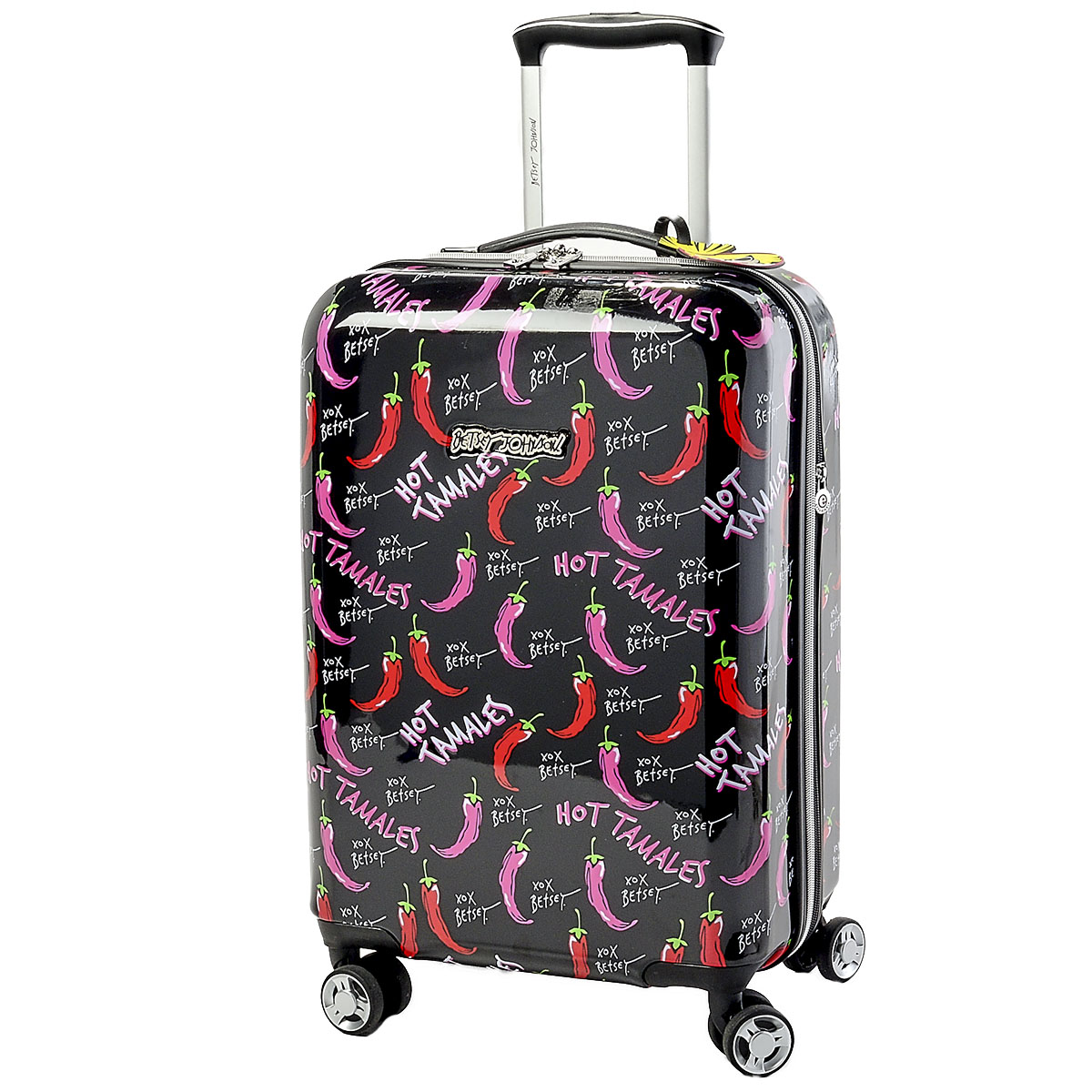 Betsey Johnson Hot Tamales 20in. Carry-On Hardside Spinner