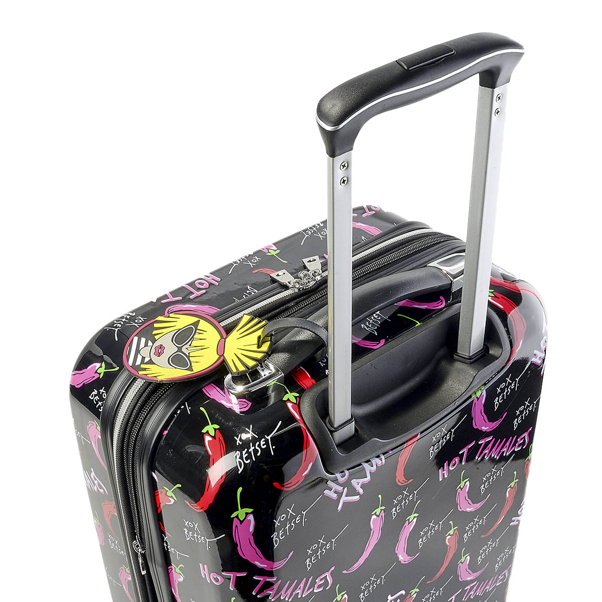 Betsey Johnson Hot Tamales 26in. Hardside Spinner Luggage