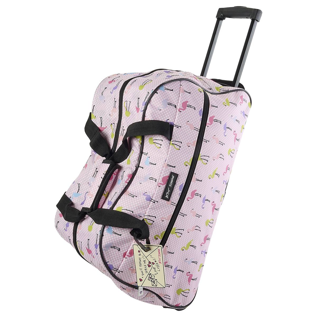 Betsey Johnson Flamingo Parade 22in. Duffel