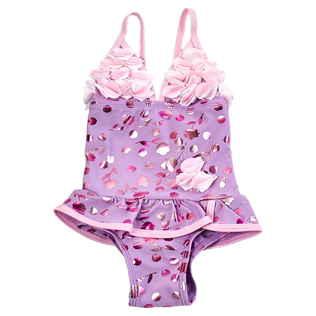 Baby Girl (12-24M) Floatimini(R) Ombre Foil One Piece Swimsuit