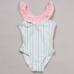 Girls (4-6x) Floatimini(R) Candy Stripe One Piece Swimsuit