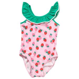 Girls (4-6x) Floatmini(R) Strawberry Print One Piece Swimsuit