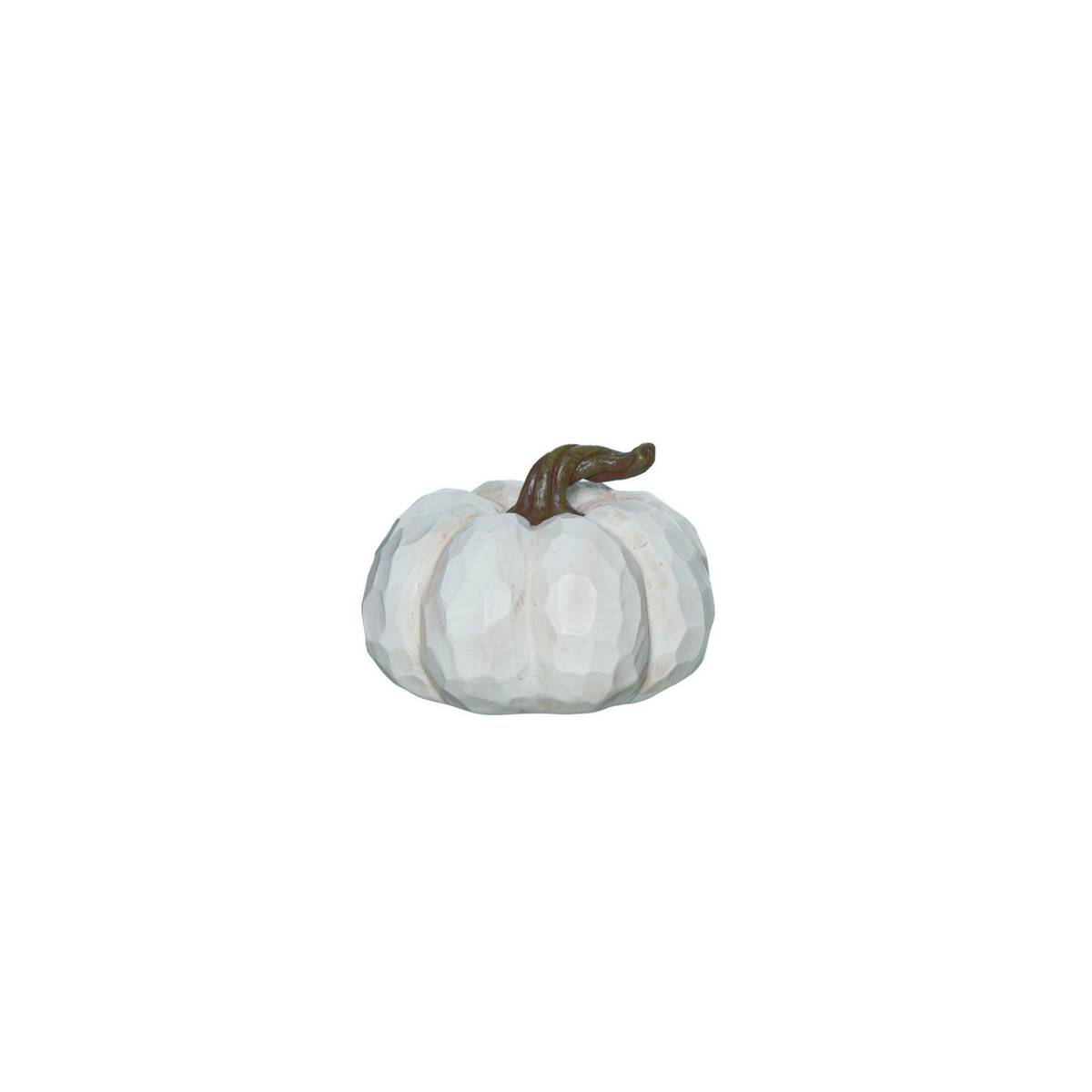 Small Resin Faux Hand Carved Pumpkin Decor