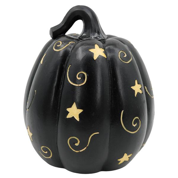Transpac Medium Resin Pattern Pumpkin