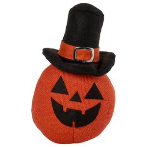Fabric Jack-O-Lantern Door Stop