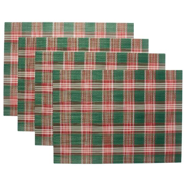 Bertram Plaid Vinyl Placemats - Set of 4 alternate view