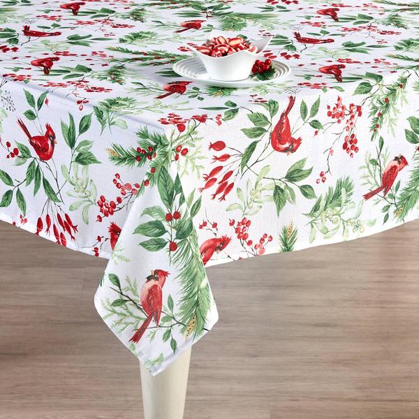 Festive Birds Tablecloth