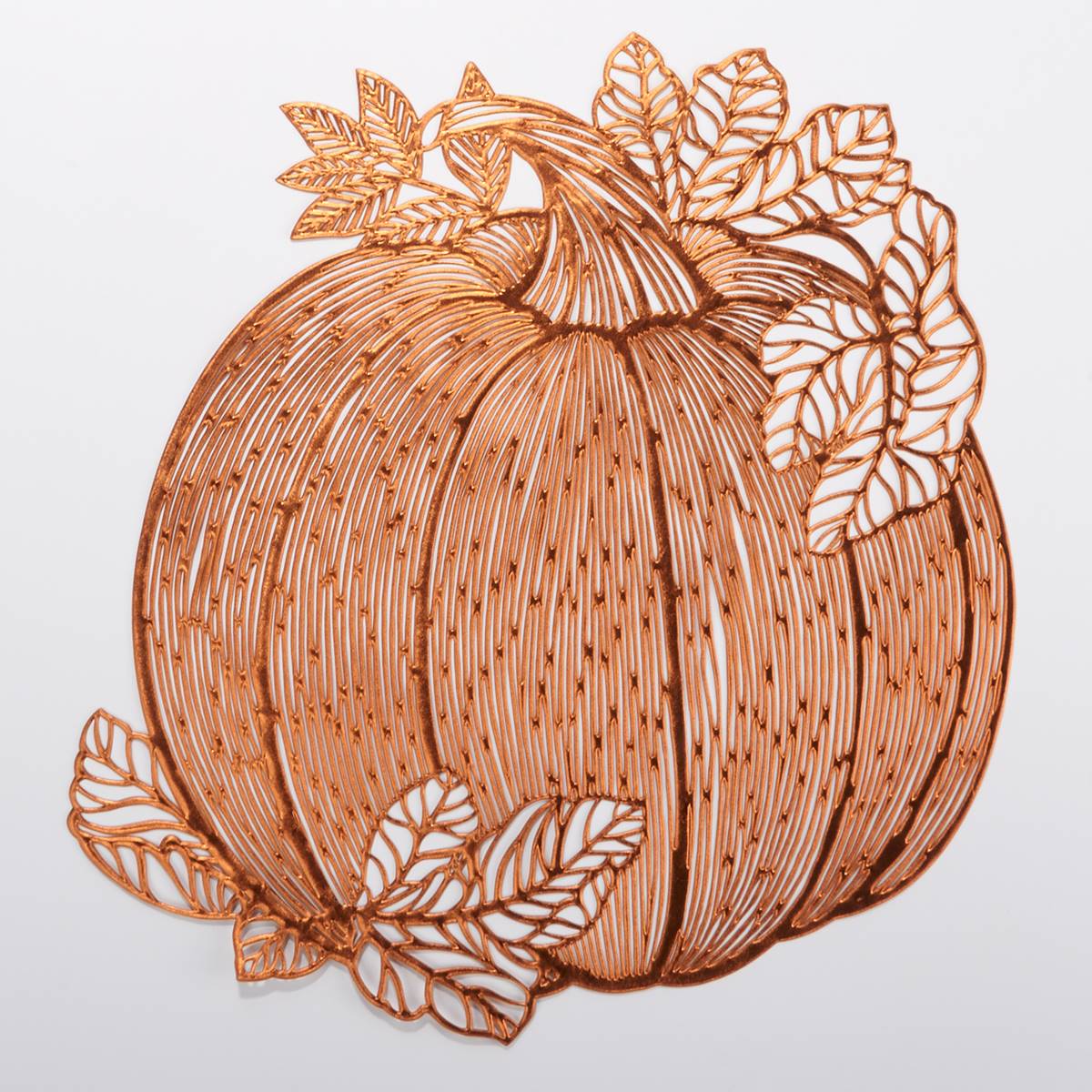 Garden Pumpkin Press Napkins - Set of 4