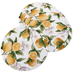 Blooming Lemon Placemat Set of 4