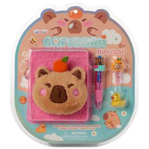 Girls Hot Focus(R) Capybara Mini Fuzzy Diary Set