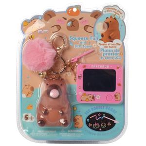 Girls Hot Focus(R) Capybara Squeeze Fun Keychain & LCD Board alternate view