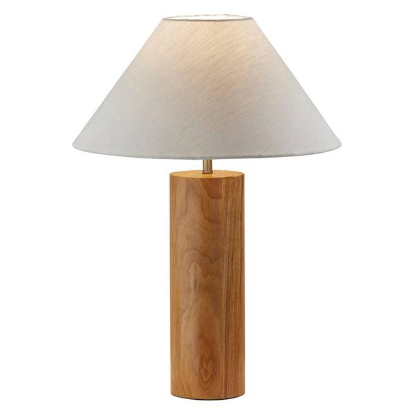 Adesso Martin Oak Wood Table Lamp