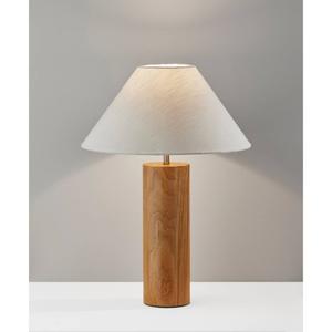 Adesso Martin Oak Wood Table Lamp alternate view