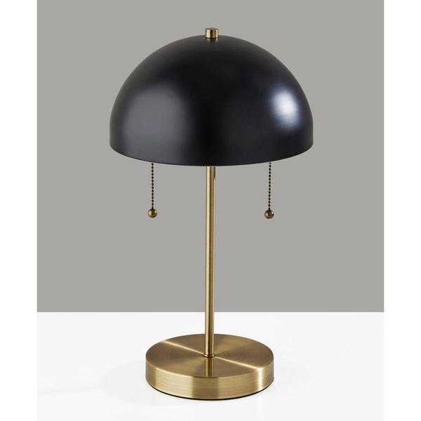 Adesso Bowie Black Table Lamp alternate view