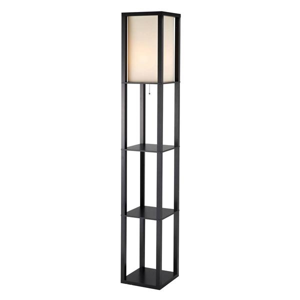 Adesso Titan Tall Shelf Floor Lamp
