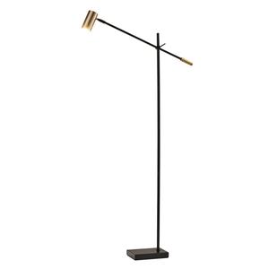 Adesso Collette LED Black Floor Lamp