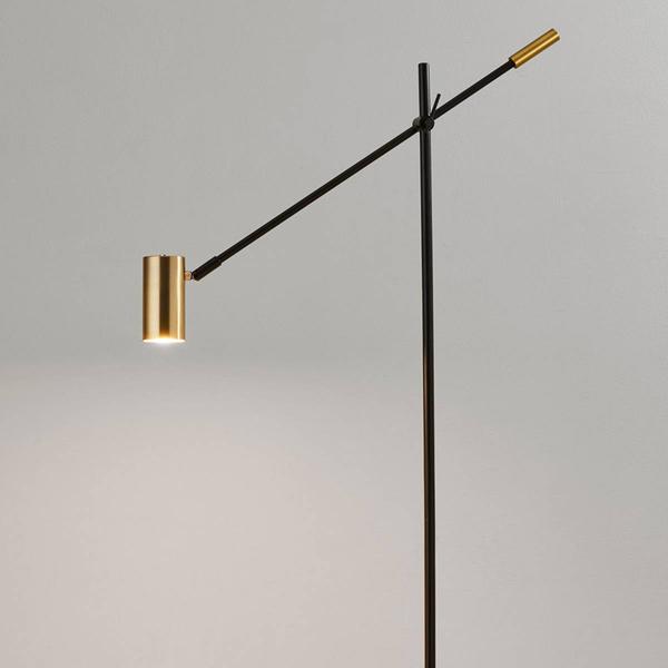 Adesso Collette LED Black Floor Lamp alternate view