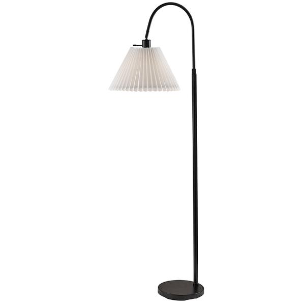 Simplee Adesso Thalia Floor Lamp with White Shade alternate view