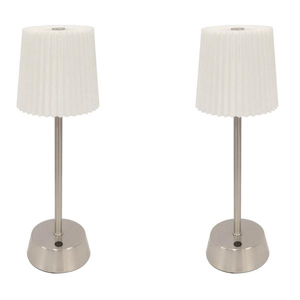 Adesso Rechargeable LED Table Lamp - Set of 2