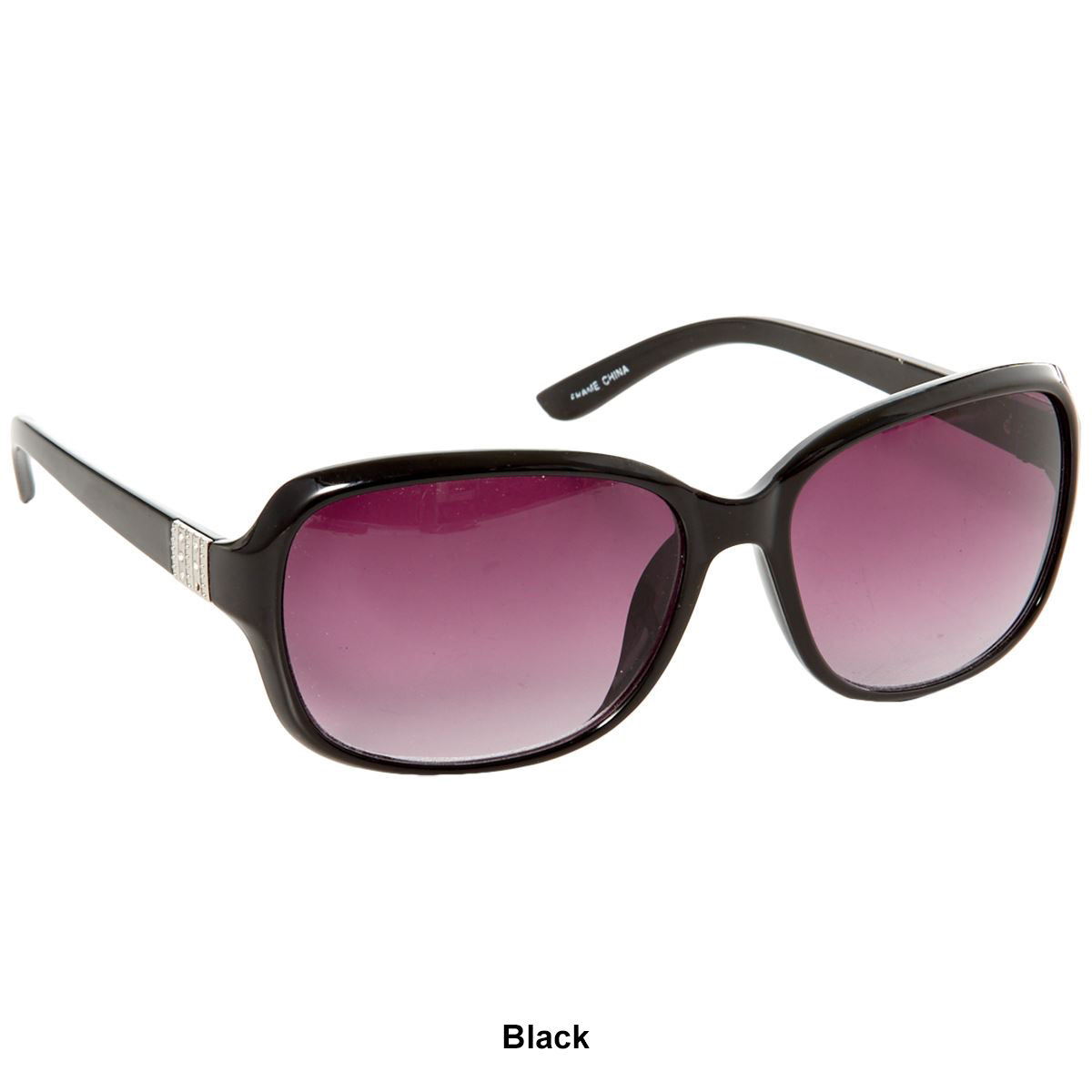 Womens Ashley Cooper(tm) Rounded Rectangle Stone Accents Sunglasses