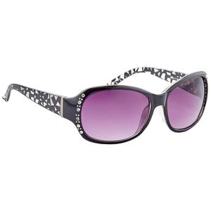 Womens Ashley Cooper(tm) Rectangle Rhinestone Sunglasses