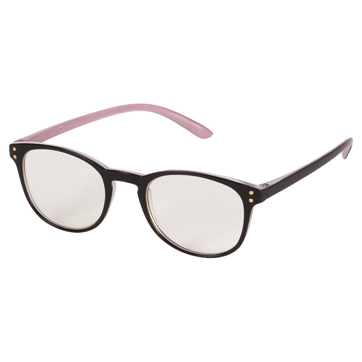 Womens O By Oscar Rounded Square W/Round Rivets Reader Glasses