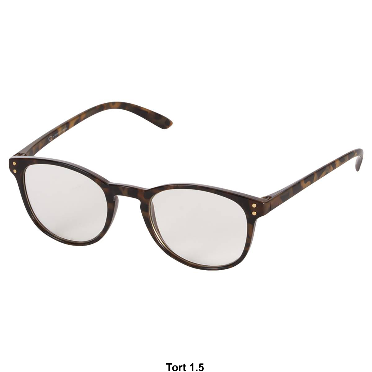 Womens O By Oscar Rounded Square W/Round Rivets Reader Glasses