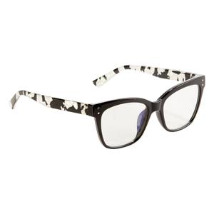 Womens O by Oscar Blue Light Black Frame Glasses